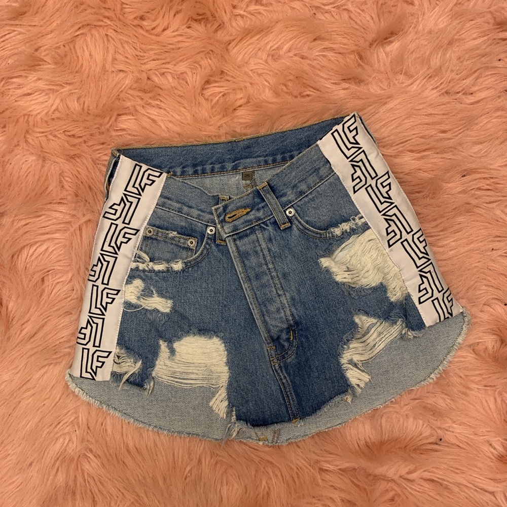 LF Carmar denim miniskirt